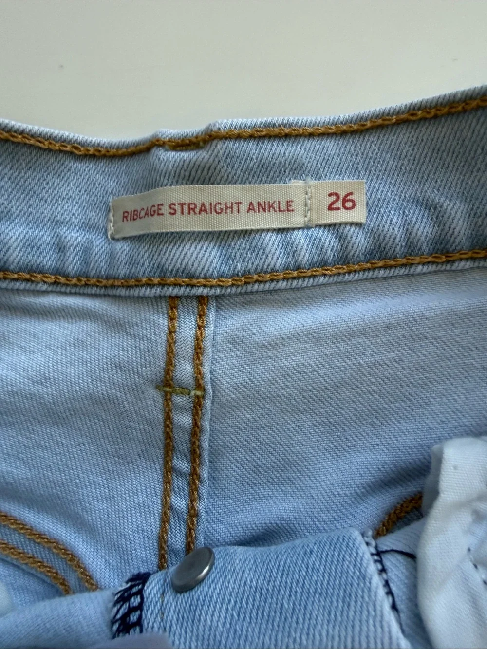 Levi’s Ribcage Straight Ankle Jeans Size 26